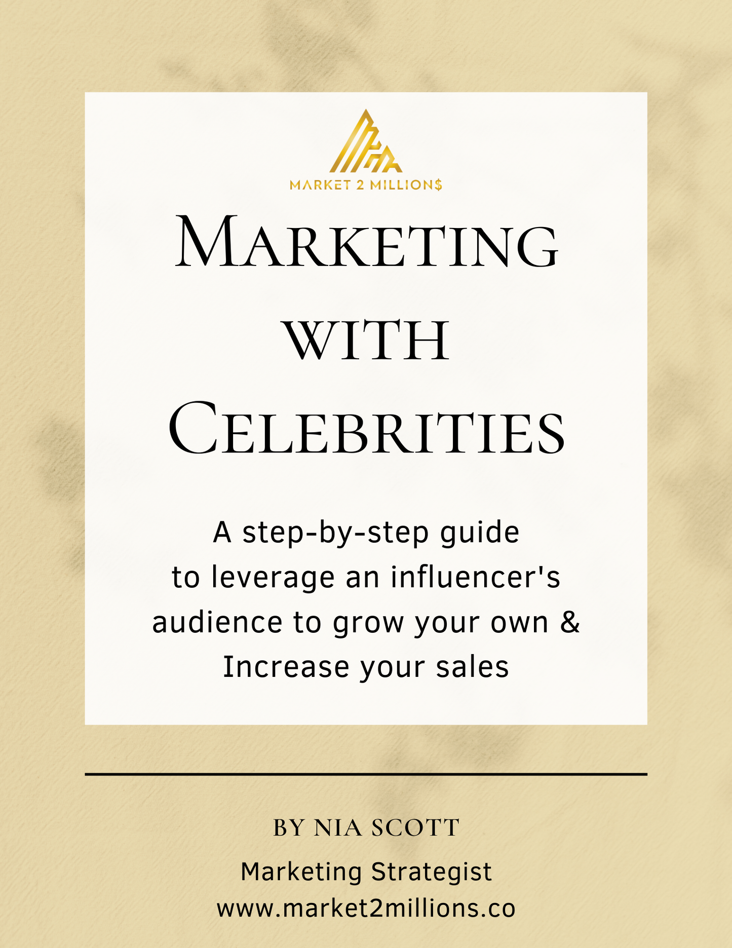 Market 2 Millions Co. Influencer Marketing E-book + Templates
